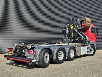TGS 35.430 8x4-4 BL / HAAKARM + Z KRAAN / CRANE